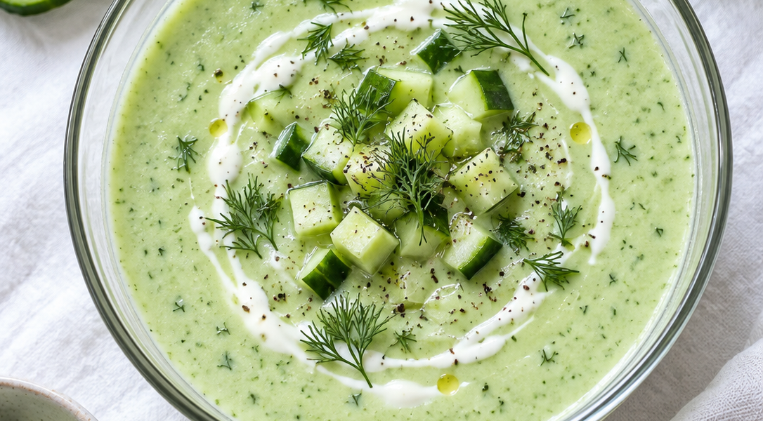 Kalte Gurkensuppe