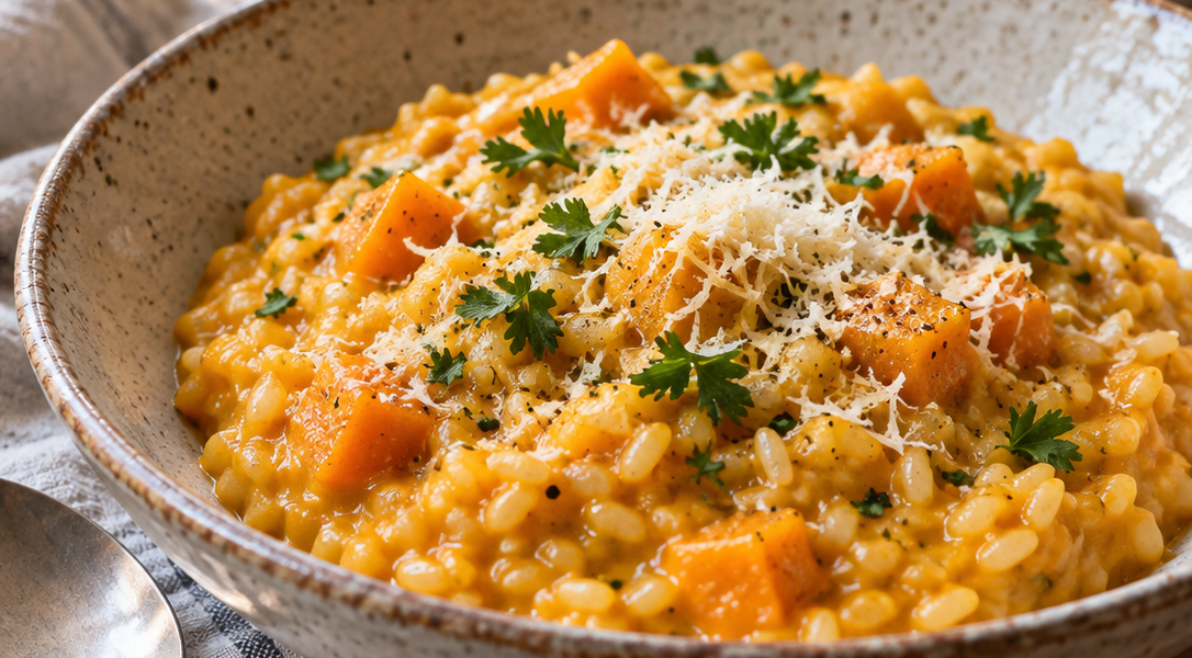 Kürbis-Risotto