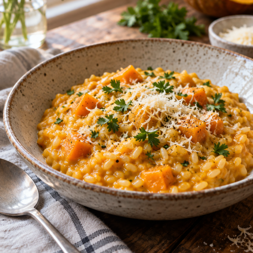 Kürbis-Risotto