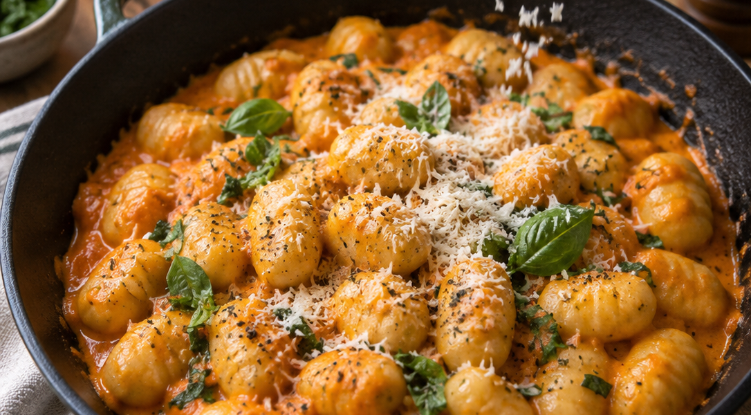 Gnocchi mit Paprika-Karotten-Sauce