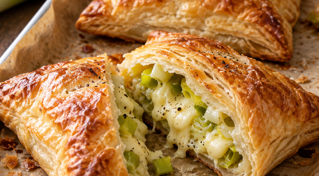 Lauch-Käse Taschen