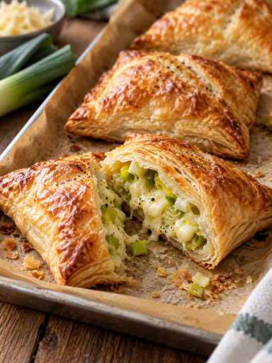 Lauch-Käse Taschen