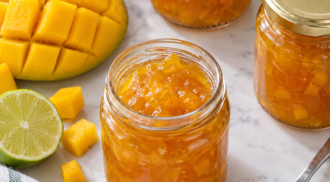Mango-Marmelade – selbst generiertes Rezeptfoto