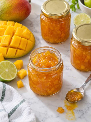Mango-Marmelade – selbst generiertes Rezeptfoto