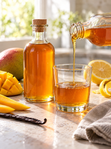 Mangosirup – selbst generiertes Rezeptfoto