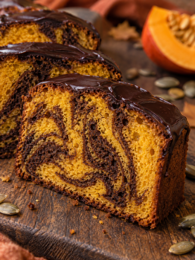 Marmor-Kürbiskuchen – selbst generiertes Rezeptfoto