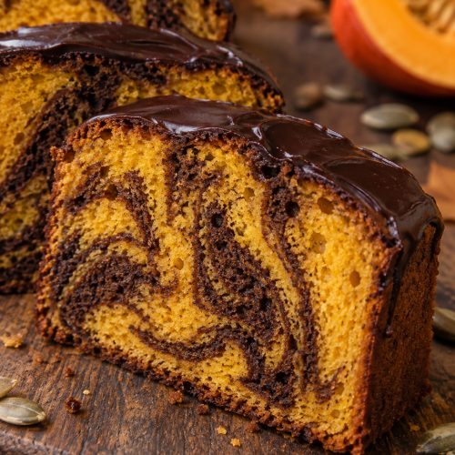 Marmor-Kürbiskuchen – selbst generiertes Rezeptfoto